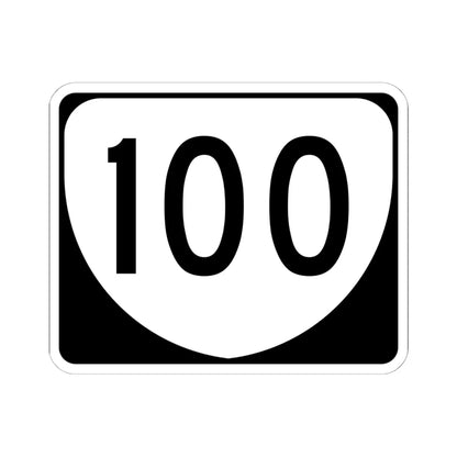 Virginia 100 (Virginia) (Road Sign) STICKER Vinyl Kiss-Cut Decal 6 Inch White - The Sticker Space