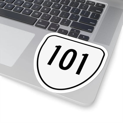 Virginia 101 1956 (Virginia) (Road Sign) STICKER Vinyl Kiss-Cut Decal - The Sticker Space