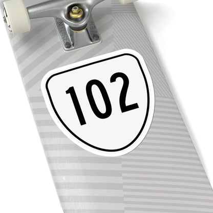 Virginia 102 1956 (Virginia) (Road Sign) STICKER Vinyl Kiss-Cut Decal - The Sticker Space