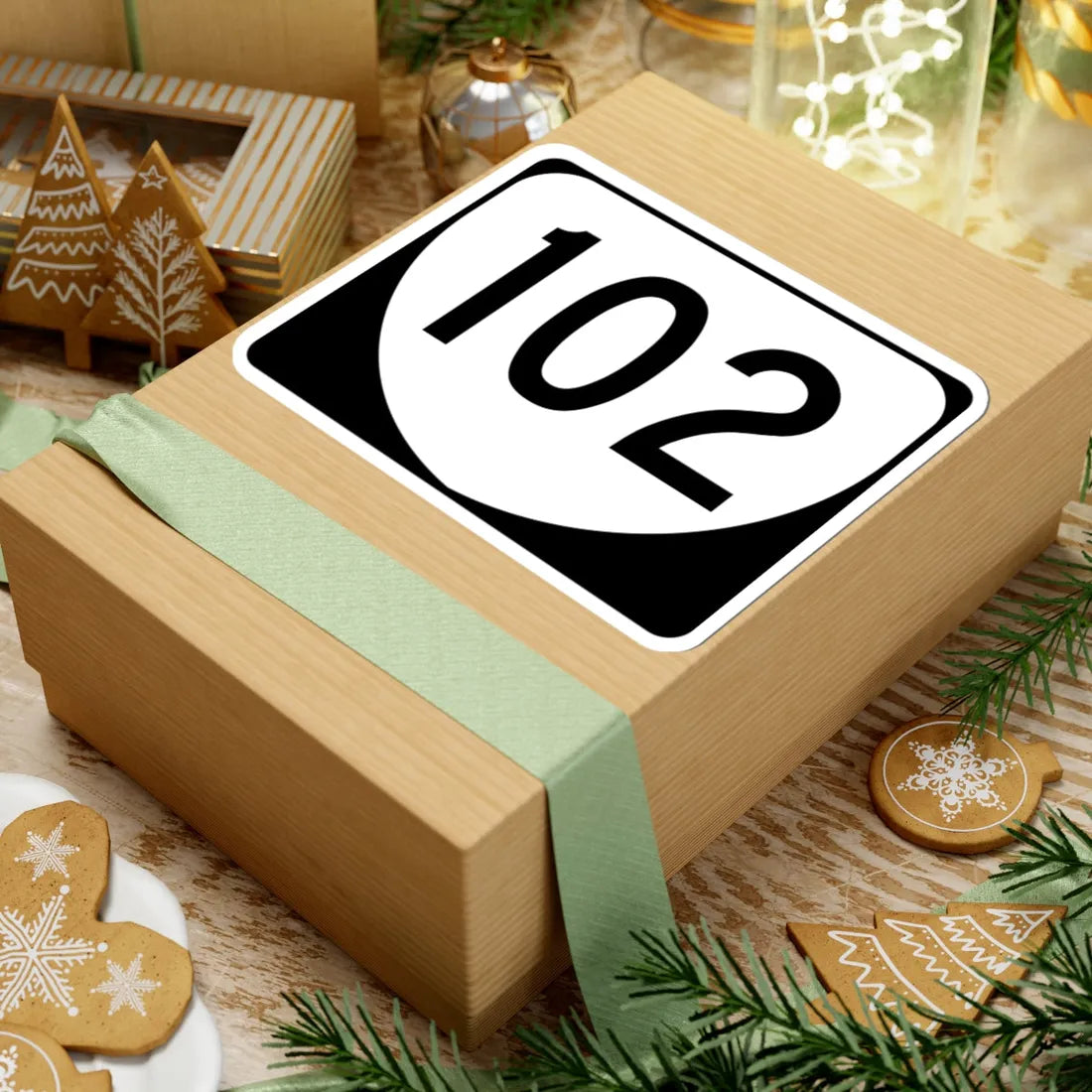 Virginia 102 (Virginia) (Road Sign) STICKER Vinyl Kiss-Cut Decal - The Sticker Space