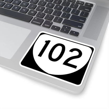 Virginia 102 (Virginia) (Road Sign) STICKER Vinyl Kiss-Cut Decal - The Sticker Space