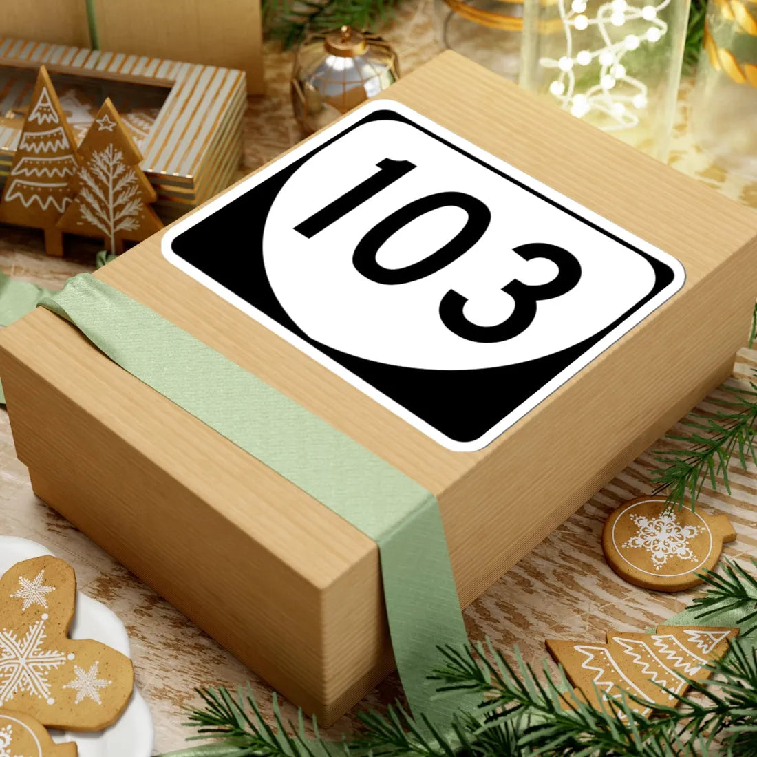 Virginia 103 (Virginia) (Road Sign) STICKER Vinyl Kiss-Cut Decal - The Sticker Space