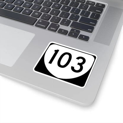 Virginia 103 (Virginia) (Road Sign) STICKER Vinyl Kiss-Cut Decal - The Sticker Space