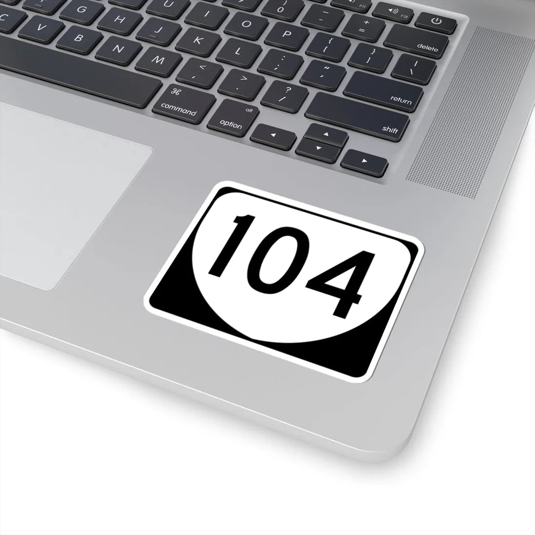 Virginia 104 (Virginia) (Road Sign) STICKER Vinyl Kiss-Cut Decal - The Sticker Space