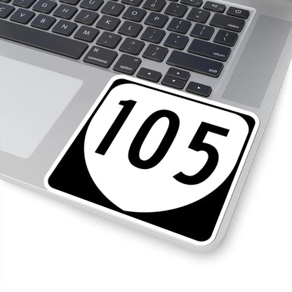 Virginia 105 1980 (Virginia) (Road Sign) STICKER Vinyl Kiss-Cut Decal - The Sticker Space