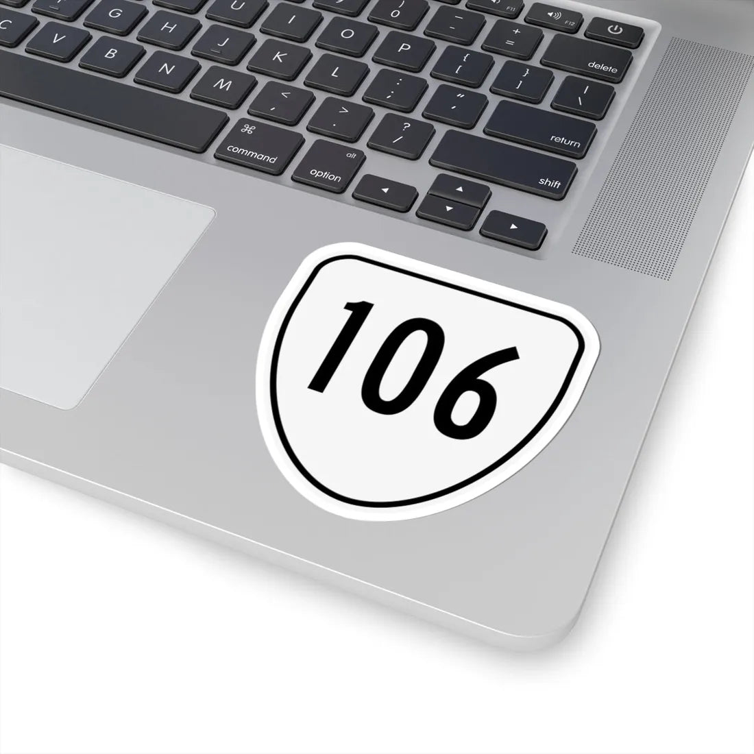 Virginia 106 1956 (Virginia) (Road Sign) STICKER Vinyl Kiss-Cut Decal - The Sticker Space