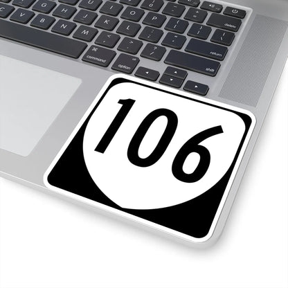 Virginia 106 1980 (Virginia) (Road Sign) STICKER Vinyl Kiss-Cut Decal - The Sticker Space