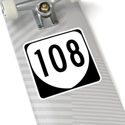 Virginia 108 1980 (Virginia) (Road Sign) STICKER Vinyl Kiss-Cut Decal - The Sticker Space