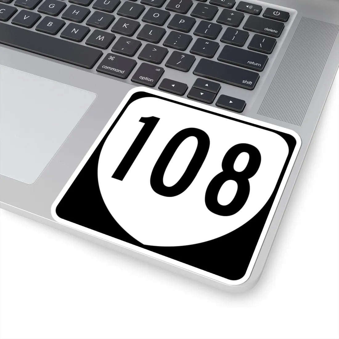 Virginia 108 1980 (Virginia) (Road Sign) STICKER Vinyl Kiss-Cut Decal - The Sticker Space