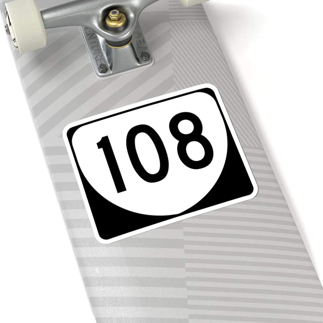 Virginia 108 (Virginia) (Road Sign) STICKER Vinyl Kiss-Cut Decal - The Sticker Space