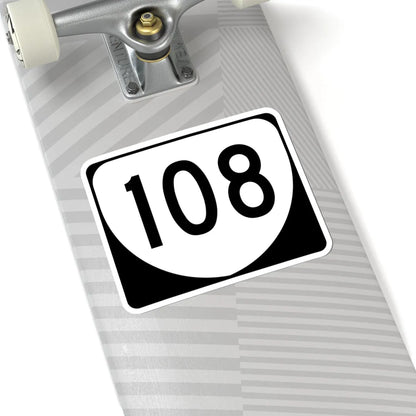 Virginia 108 (Virginia) (Road Sign) STICKER Vinyl Kiss-Cut Decal - The Sticker Space