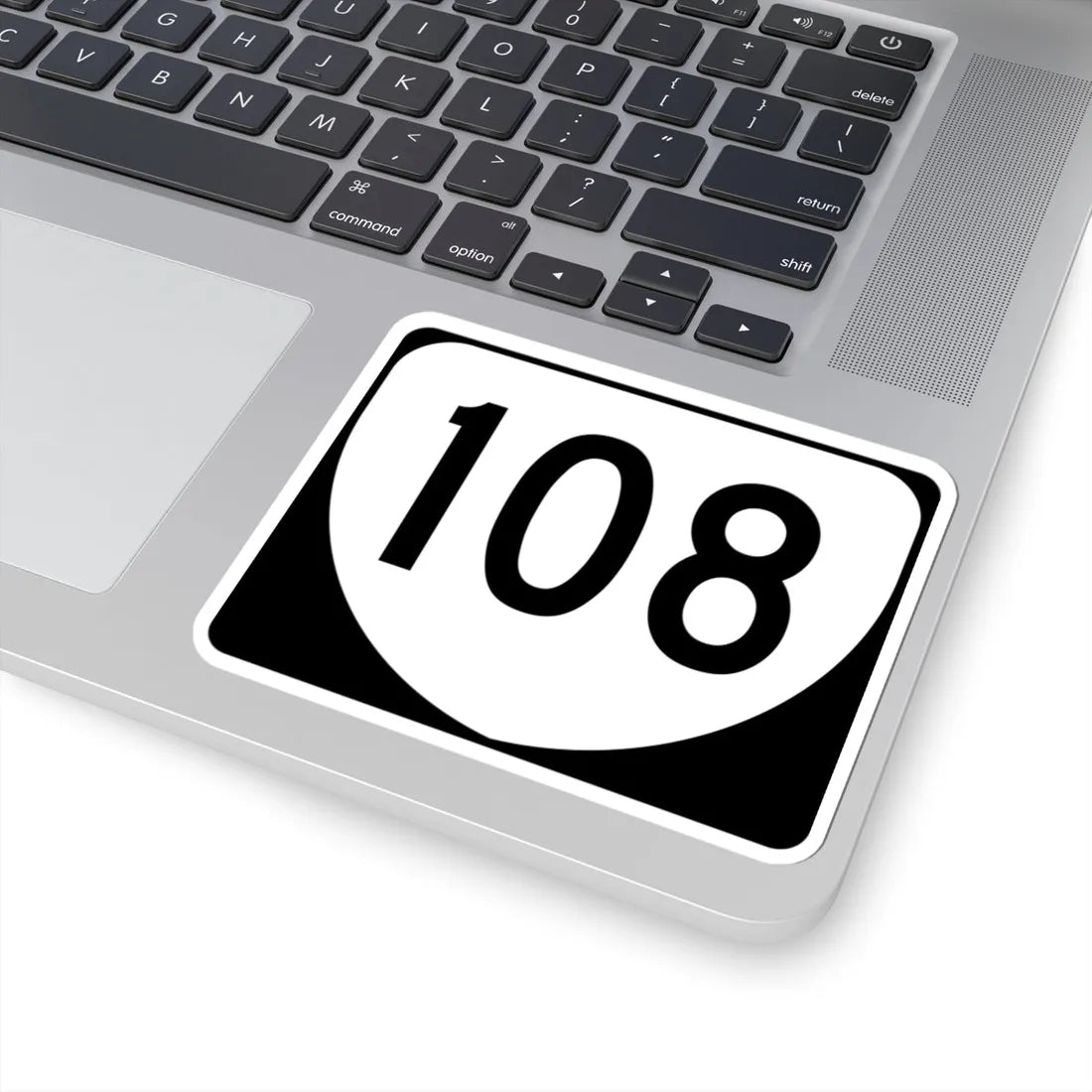 Virginia 108 (Virginia) (Road Sign) STICKER Vinyl Kiss-Cut Decal - The Sticker Space