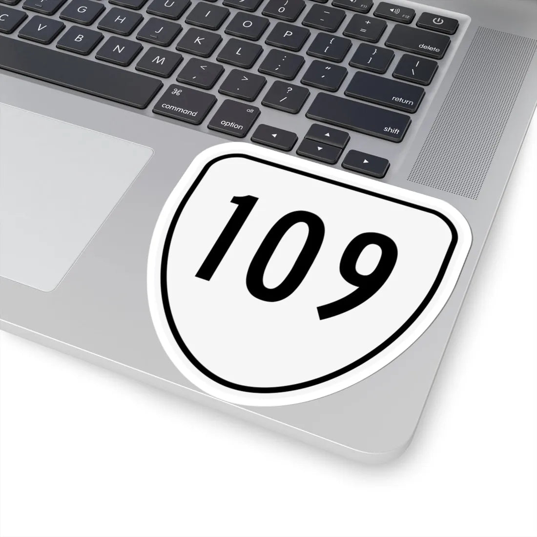 Virginia 109 1956 (Virginia) (Road Sign) STICKER Vinyl Kiss-Cut Decal - The Sticker Space