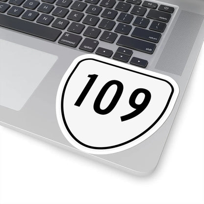 Virginia 109 1956 (Virginia) (Road Sign) STICKER Vinyl Kiss-Cut Decal - The Sticker Space