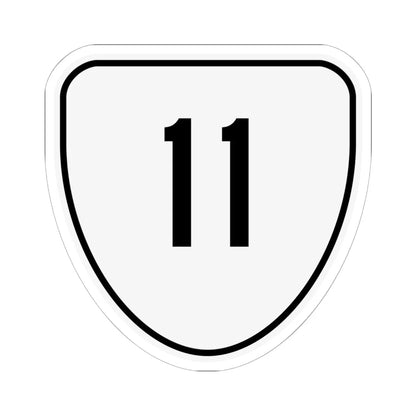 Virginia 11 1956 (Virginia) (Road Sign) STICKER Vinyl Kiss-Cut Decal 6 Inch White - The Sticker Space