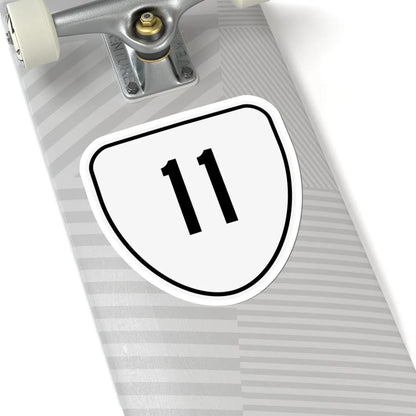 Virginia 11 1956 (Virginia) (Road Sign) STICKER Vinyl Kiss-Cut Decal - The Sticker Space