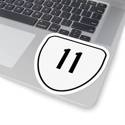 Virginia 11 1956 (Virginia) (Road Sign) STICKER Vinyl Kiss-Cut Decal - The Sticker Space