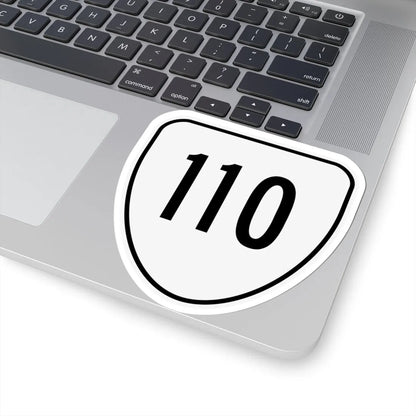 Virginia 110 1956 (Virginia) (Road Sign) STICKER Vinyl Kiss-Cut Decal - The Sticker Space