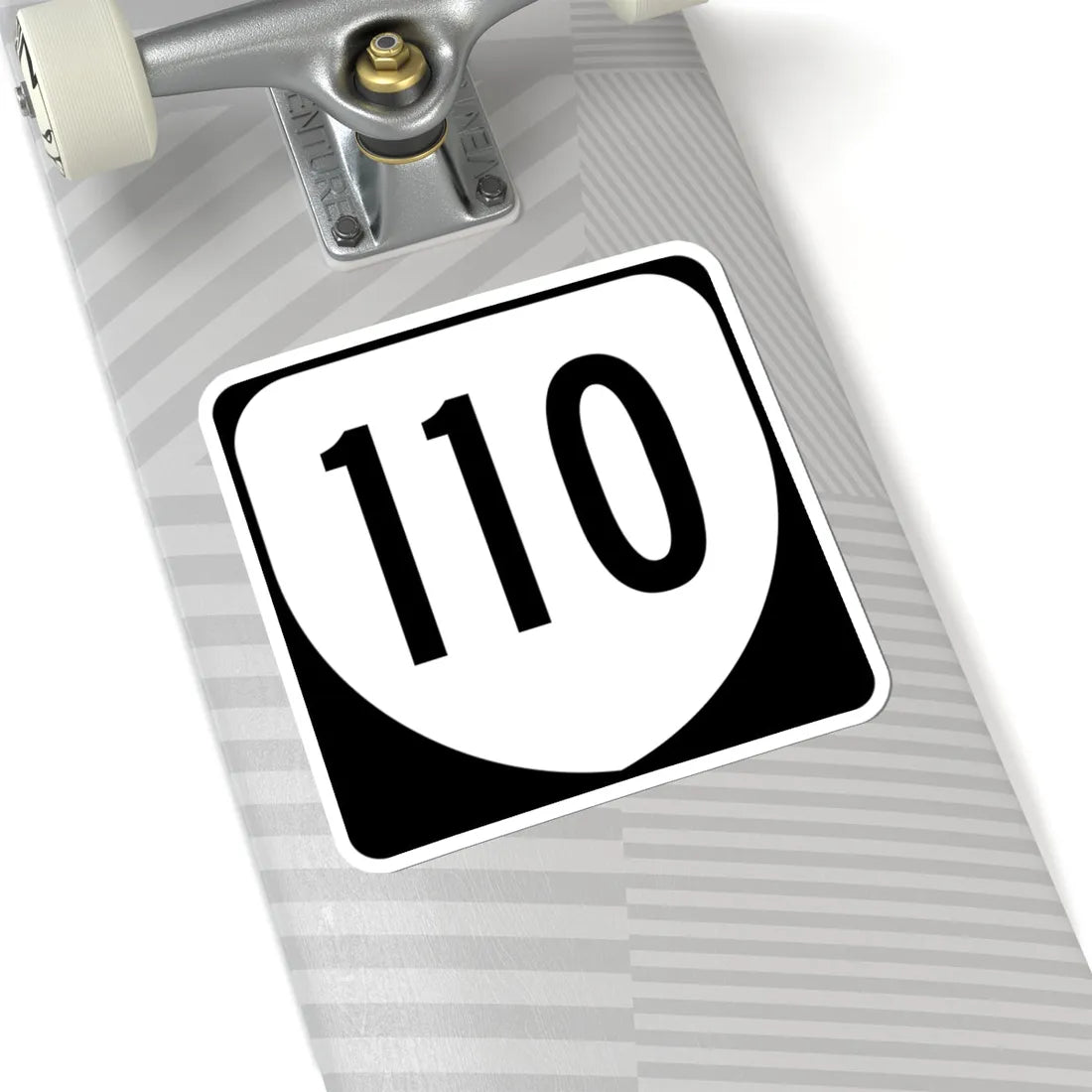 Virginia 110 1980 (Virginia) (Road Sign) STICKER Vinyl Kiss-Cut Decal - The Sticker Space