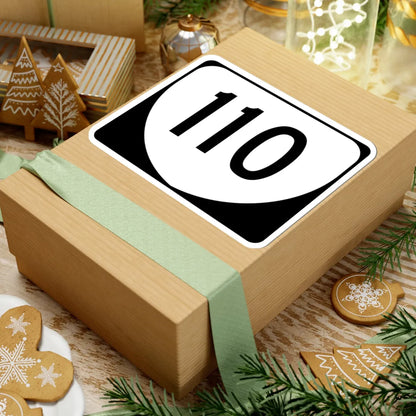 Virginia 110 (Virginia) (Road Sign) STICKER Vinyl Kiss-Cut Decal - The Sticker Space