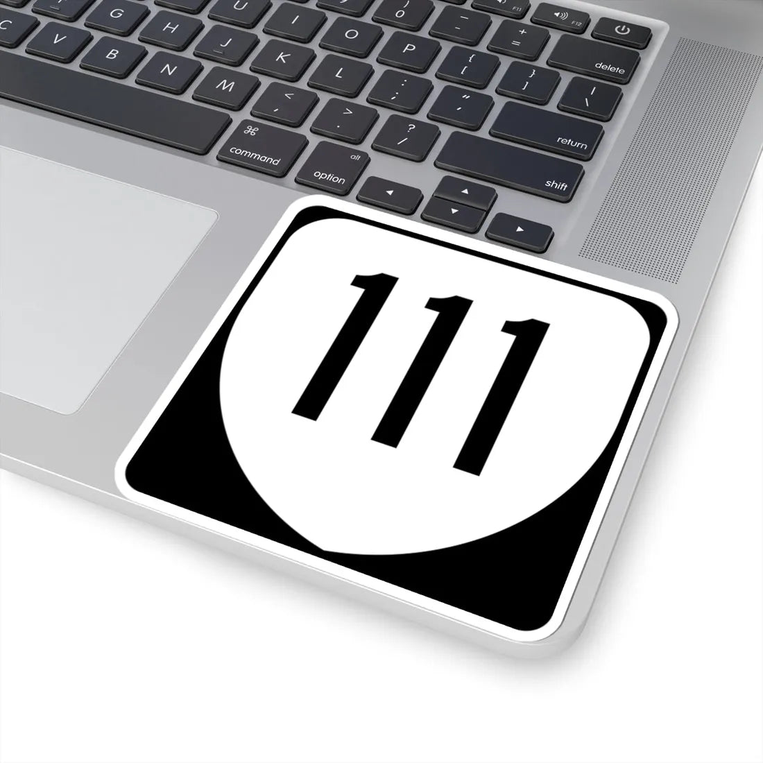 Virginia 111 1980 (Virginia) (Road Sign) STICKER Vinyl Kiss-Cut Decal - The Sticker Space