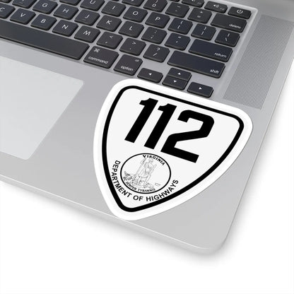 Virginia 112 1924 (Virginia) (Road Sign) STICKER Vinyl Kiss-Cut Decal - The Sticker Space