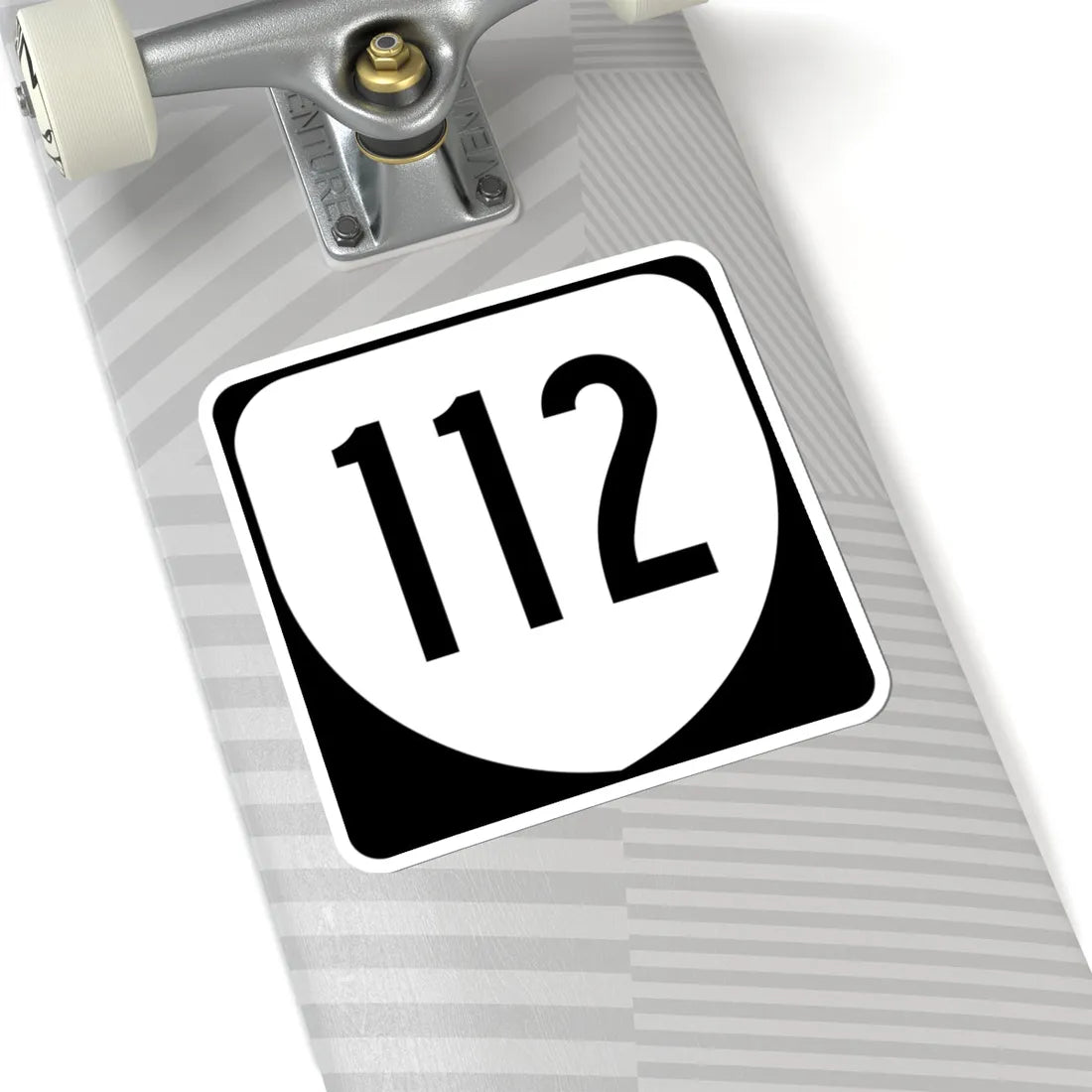 Virginia 112 1980 (Virginia) (Road Sign) STICKER Vinyl Kiss-Cut Decal - The Sticker Space