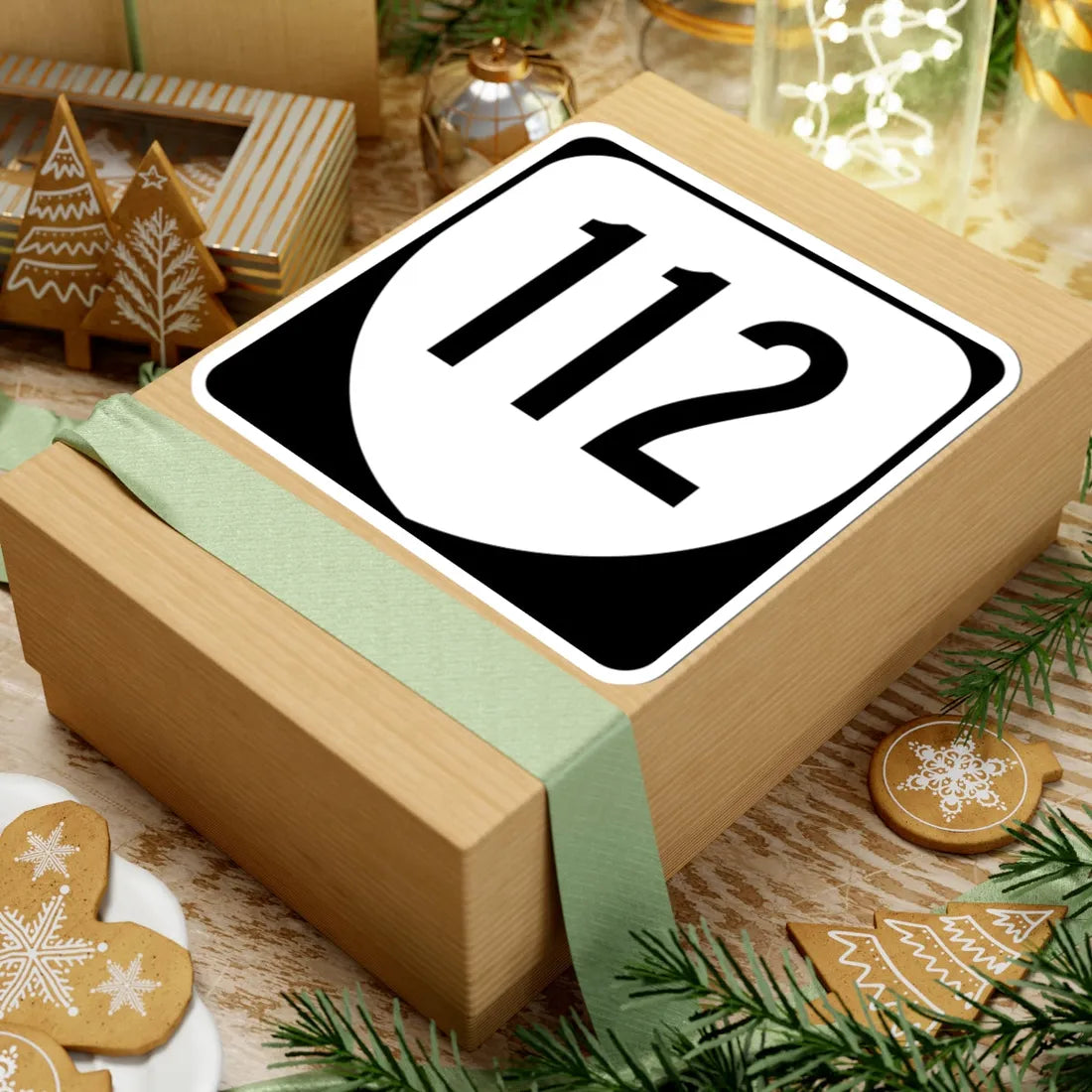 Virginia 112 1980 (Virginia) (Road Sign) STICKER Vinyl Kiss-Cut Decal - The Sticker Space