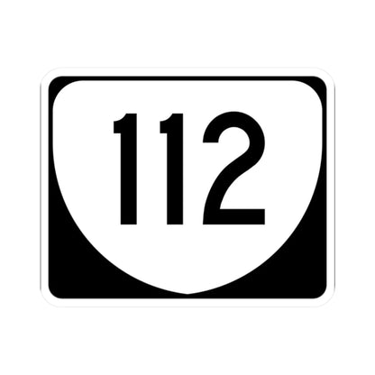 Virginia 112 (Virginia) (Road Sign) STICKER Vinyl Kiss-Cut Decal 2 Inch White - The Sticker Space