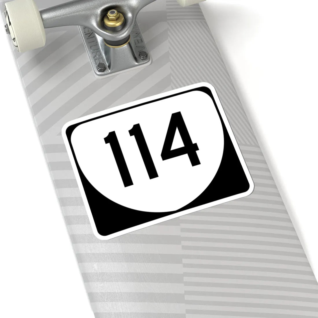 Virginia 114 (Virginia) (Road Sign) STICKER Vinyl Kiss-Cut Decal - The Sticker Space