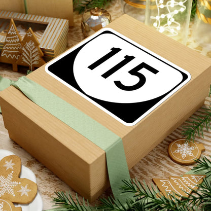 Virginia 115 (Virginia) (Road Sign) STICKER Vinyl Kiss-Cut Decal - The Sticker Space