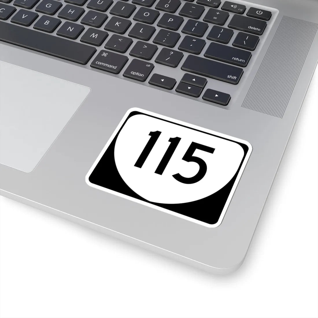 Virginia 115 (Virginia) (Road Sign) STICKER Vinyl Kiss-Cut Decal - The Sticker Space