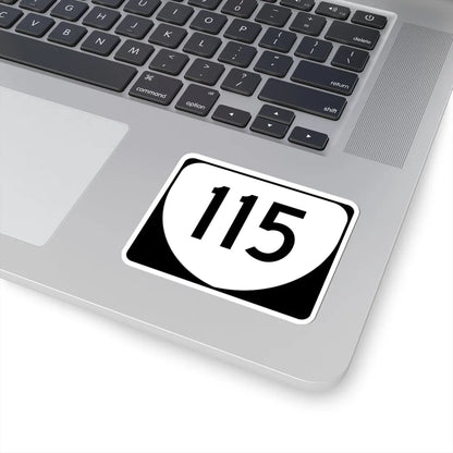 Virginia 115 (Virginia) (Road Sign) STICKER Vinyl Kiss-Cut Decal - The Sticker Space