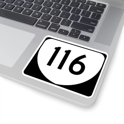 Virginia 116 (Virginia) (Road Sign) STICKER Vinyl Kiss-Cut Decal - The Sticker Space