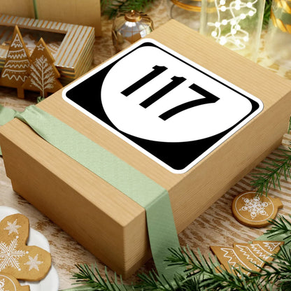 Virginia 117 (Virginia) (Road Sign) STICKER Vinyl Kiss-Cut Decal - The Sticker Space