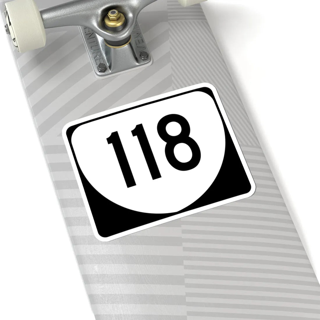 Virginia 118 (Virginia) (Road Sign) STICKER Vinyl Kiss-Cut Decal - The Sticker Space