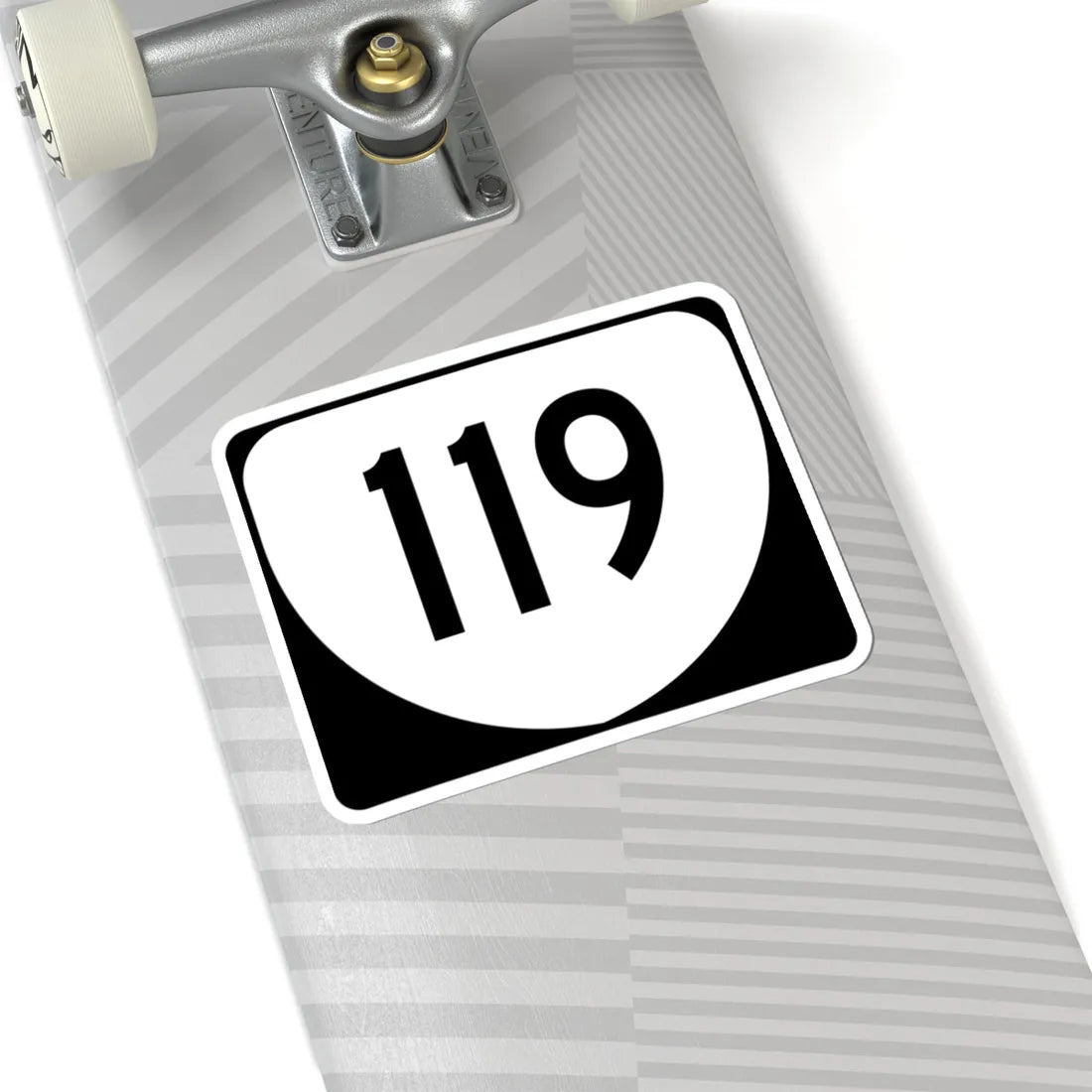 Virginia 119 (Virginia) (Road Sign) STICKER Vinyl Kiss-Cut Decal - The Sticker Space