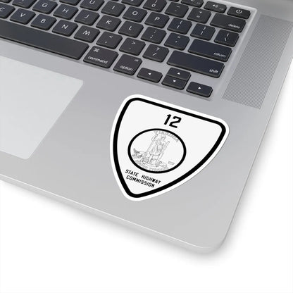 Virginia 12 1918 (Virginia) (Road Sign) STICKER Vinyl Kiss-Cut Decal - The Sticker Space