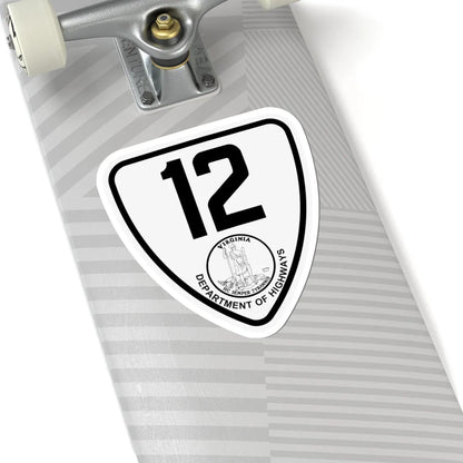 Virginia 12 1924 (Virginia) (Road Sign) STICKER Vinyl Kiss-Cut Decal - The Sticker Space