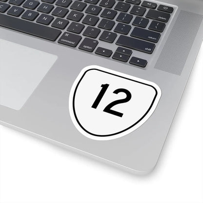 Virginia 12 1956 (Virginia) (Road Sign) STICKER Vinyl Kiss-Cut Decal - The Sticker Space