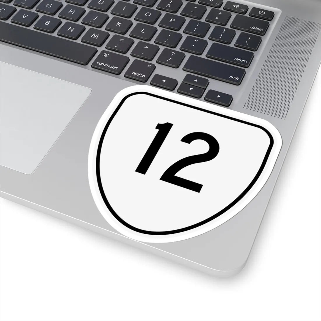 Virginia 12 1956 (Virginia) (Road Sign) STICKER Vinyl Kiss-Cut Decal - The Sticker Space