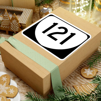 Virginia 121 (Virginia) (Road Sign) STICKER Vinyl Kiss-Cut Decal - The Sticker Space