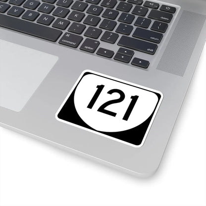 Virginia 121 (Virginia) (Road Sign) STICKER Vinyl Kiss-Cut Decal - The Sticker Space