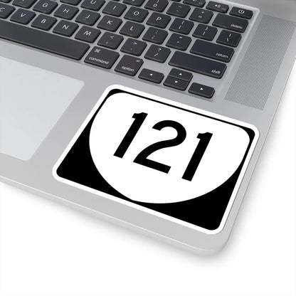 Virginia 121 (Virginia) (Road Sign) STICKER Vinyl Kiss-Cut Decal - The Sticker Space