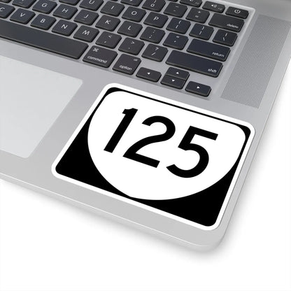 Virginia 125 (Virginia) (Road Sign) STICKER Vinyl Kiss-Cut Decal - The Sticker Space