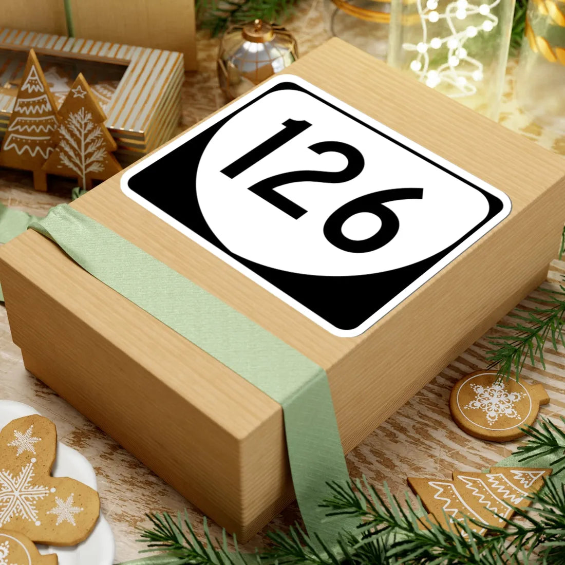 Virginia 126 (Virginia) (Road Sign) STICKER Vinyl Kiss-Cut Decal - The Sticker Space