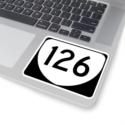 Virginia 126 (Virginia) (Road Sign) STICKER Vinyl Kiss-Cut Decal - The Sticker Space