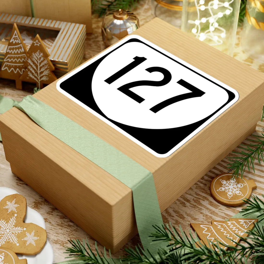 Virginia 127 (Virginia) (Road Sign) STICKER Vinyl Kiss-Cut Decal - The Sticker Space