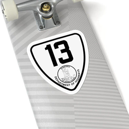 Virginia 13 1924 (Virginia) (Road Sign) STICKER Vinyl Kiss-Cut Decal - The Sticker Space