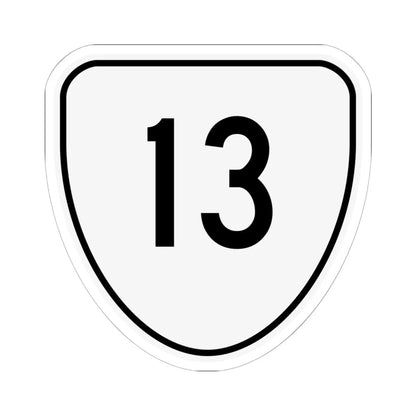 Virginia 13 1956 (Virginia) (Road Sign) STICKER Vinyl Kiss-Cut Decal 6 Inch White - The Sticker Space